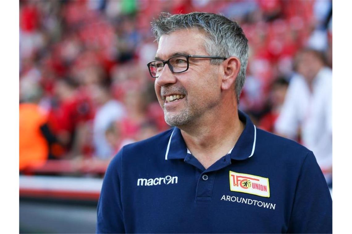 Erst geheim, nun Motivation: Fischer bis 2021 ein Eiserner Fühlt sich wohl bei Union Berlin: Coach Urs Fischer. Foto: Andreas Gora