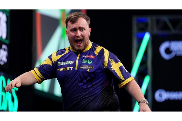 Führt die Darts-Weltrangliste erstmals an: Luke Littler.