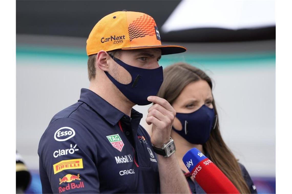 Führt die WM-Wertung noch an: Max Verstappen aus den Niederlanden. Foto: Francois Mori/AP/dpa