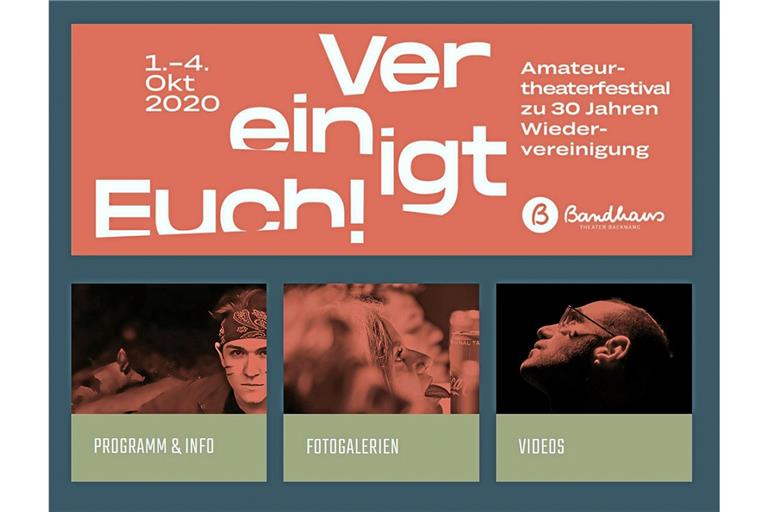 Fünf Bürgerbühnen sind beim Festival dabei. Screenshot des Theaterblogs auf der BKZ-Homepage
