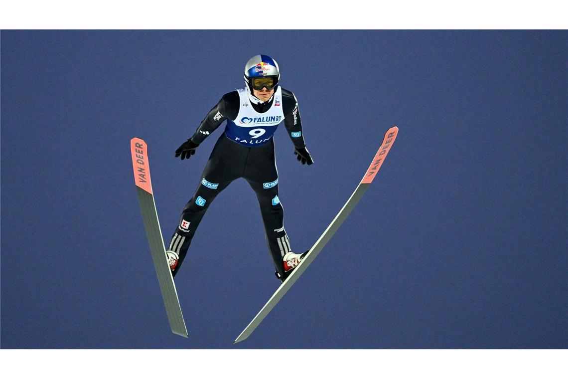 Für Andreas Wellinger lief es diesmal besser.