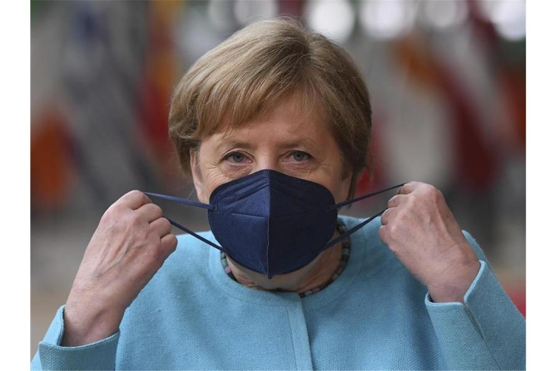 EU will wegen Delta-Variante Außengrenzen vorsichtig öffnen Für Angela Merkel ist es der letzte planmäßige EU-Gipfel vor der Bundestagswahl, bei der sie nicht mehr antritt. Foto: John Thys/AFP/AP/dpa