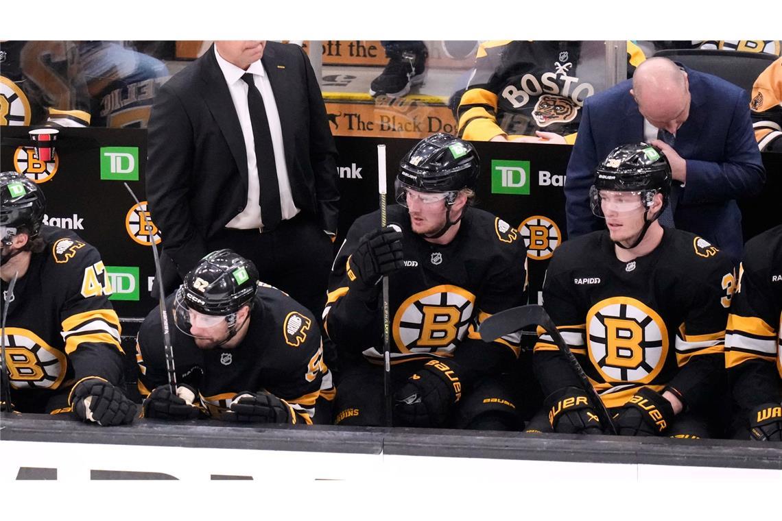 Für Bostons Trainer Marco Sturm endet die erste NHL-Saison in der ersten Playoff-Runde.