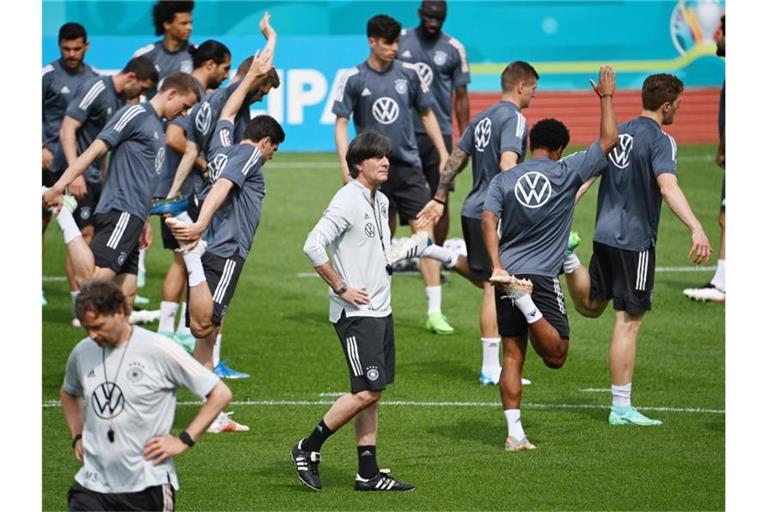 Für Bundestrainer Joachim Löw und das DFB-Team geht es in die Finale Phase vor dem EM-Start. Foto: Federico Gambarini/dpa