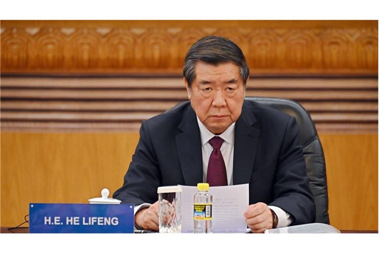 Für China soll Vize-Ministerpräsident He Lifeng in die Schweiz reisen. (Archivbild)