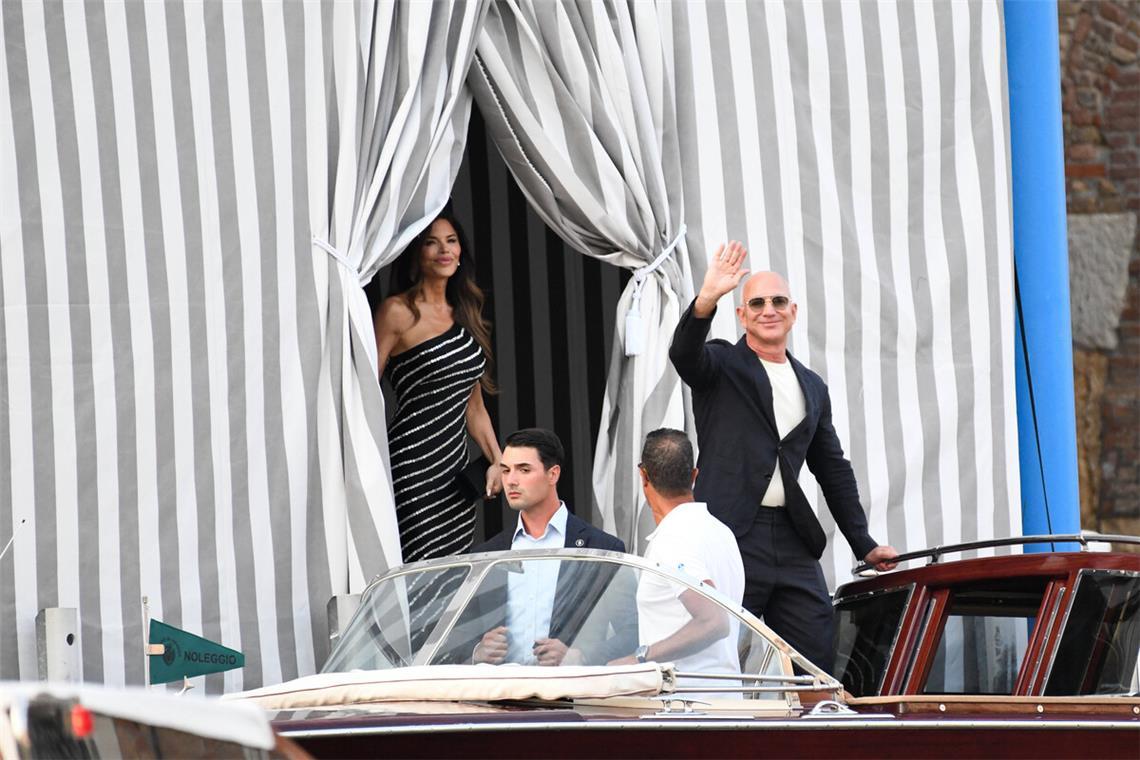 Hochzeit der Superlative Für das Wochenende soll Venedig ihnen gehören: Amazon-Chef Jeff Bezos und seine Verlobte Lauren Sánchez.