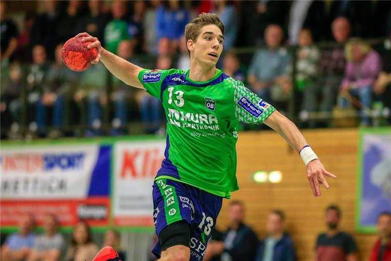 Für den HCOB gibt es ein Wiedersehen mit Ex-Spieler Nikola Vlahovic, der das Trikot des Erstliga-Absteigers aus Bietigheim trägt. Foto: Alexander Becher