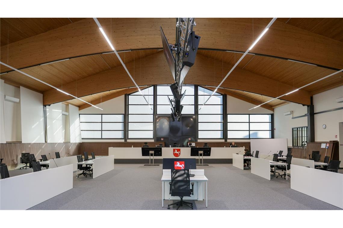 Für den Prozess in Verden wurde eine Reithalle zum Gerichtssaal umgebaut. (Archivbild)