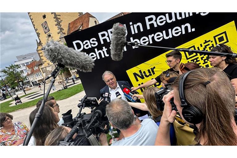 Für den Reutlinger Oberbürgermeister Thomas Keck ist die Werbekampagne ein voller Erfolg gewesen.