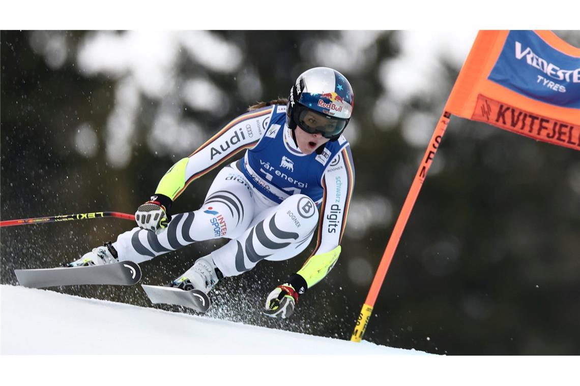 Für Deutschlands beste Alpin-Athletin reicht es zum zweiten Mal an einem Wochenende nicht zum Podest.