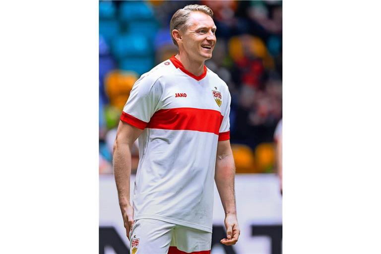 Für die Legenden-Elf des VfB noch immer am Ball: Andreas Beck