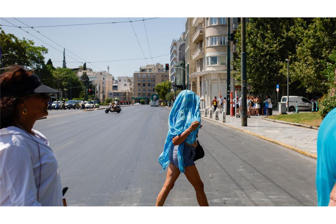 Für die nächsten Tage herrscht Gluthitze in Athen