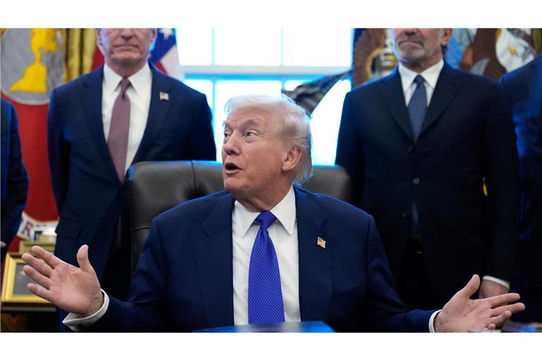 Für die Reserve werden zunächst zwölf Milliarden Dollar bereitgestellt, wie Donald Trump ankündigte.