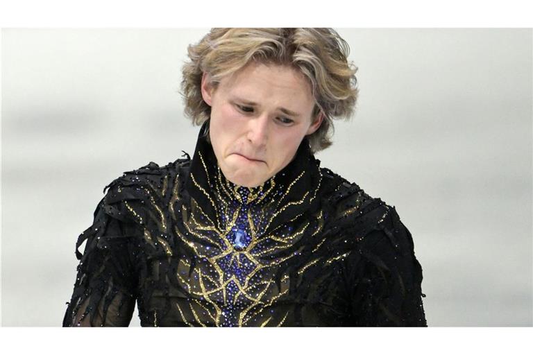 Für Eiskunstlauf-Superstar Ilia Malinin entwickelte sich die Olympia-Kür zu einem Desaster.