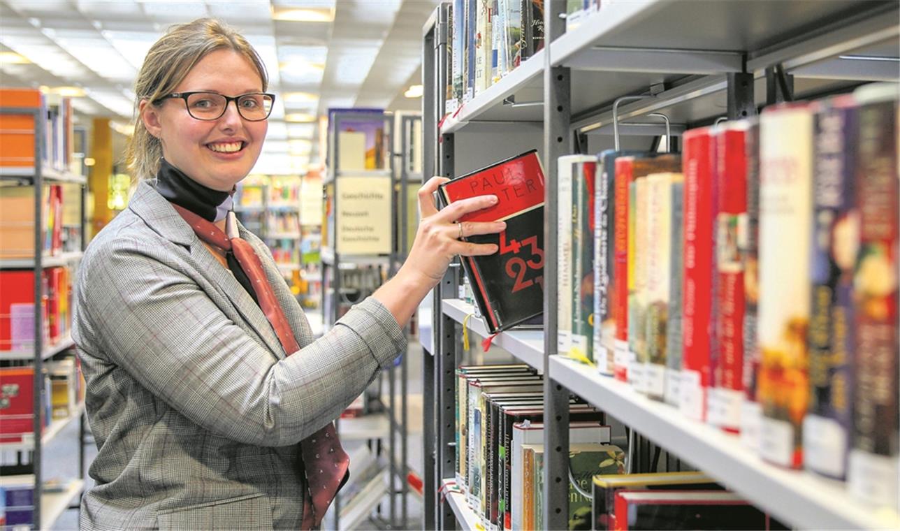 Für Gabriella Lambrecht, die neue Kulturkreis- und Bibliothekschefin, ist die Kulturvermittlung eine Herzensangelegenheit. Foto: A. Becher