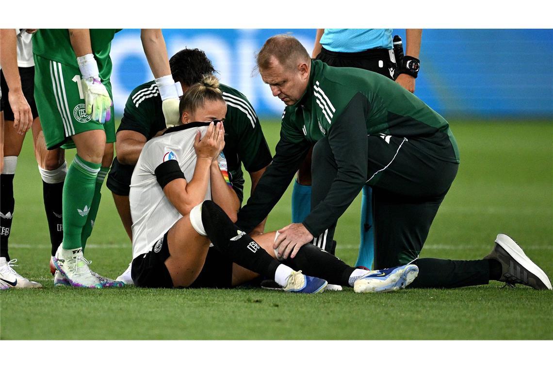 Wer ist fit fürs Halbfinale? Für Giulia Gwinn endete das Tournier schon im ersten Gruppenspiel.