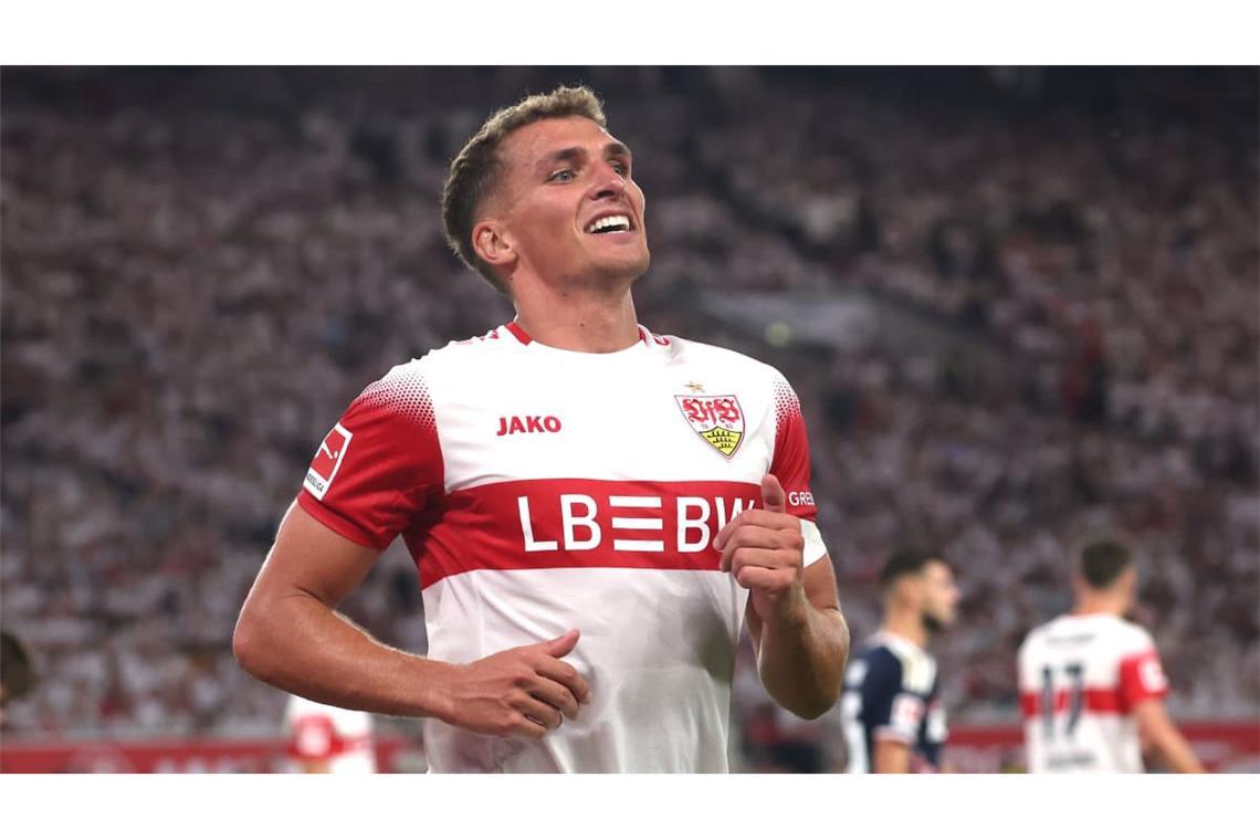 Für Grischa Prömel läuft es gut beim VfB Stuttgart&nbsp;– jetzt freut sich der Mittelfeldspieler auf die Champions League.