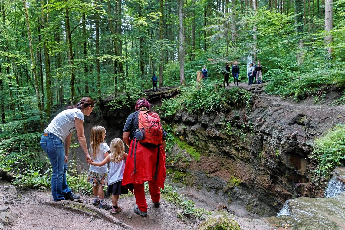 Schluchttour ist nach wie vor der Hit Für Groß und Klein ist eine Wanderung in der wildromantischen Schlucht ein Erlebnis.