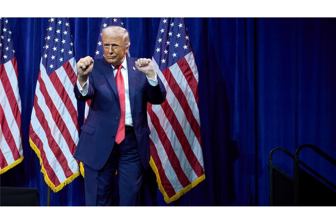 Für ihn sind viele seiner durchgesetzten Zölle eine Freude: US-Präsident Donald Trump. (Archivbild)