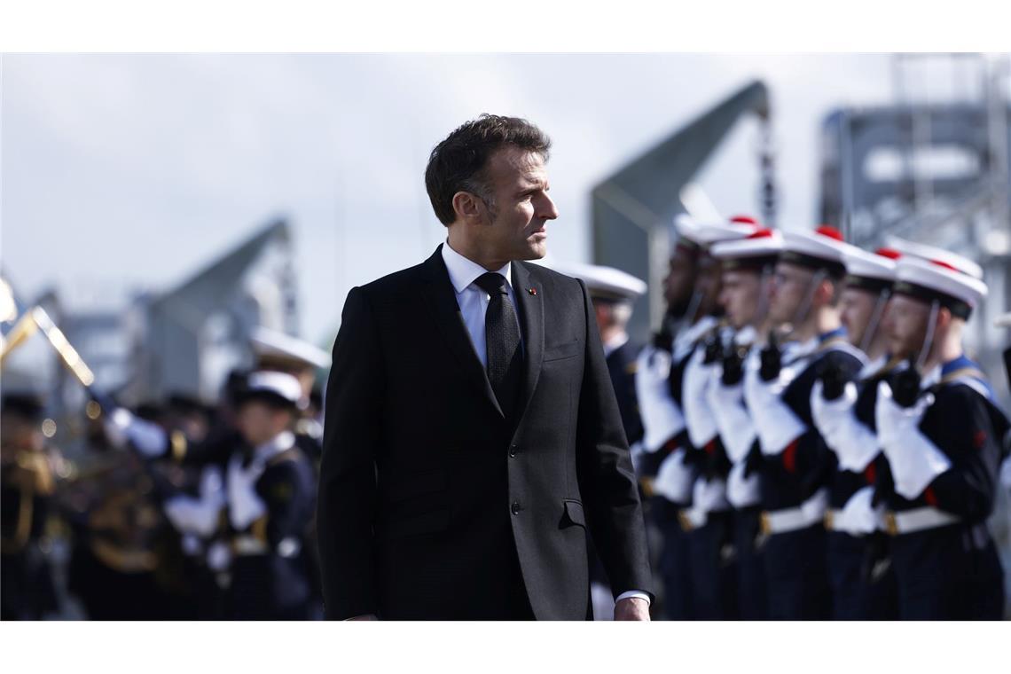 Für Macron steht fest: Die Abschreckung muss glaubhaft bleiben.