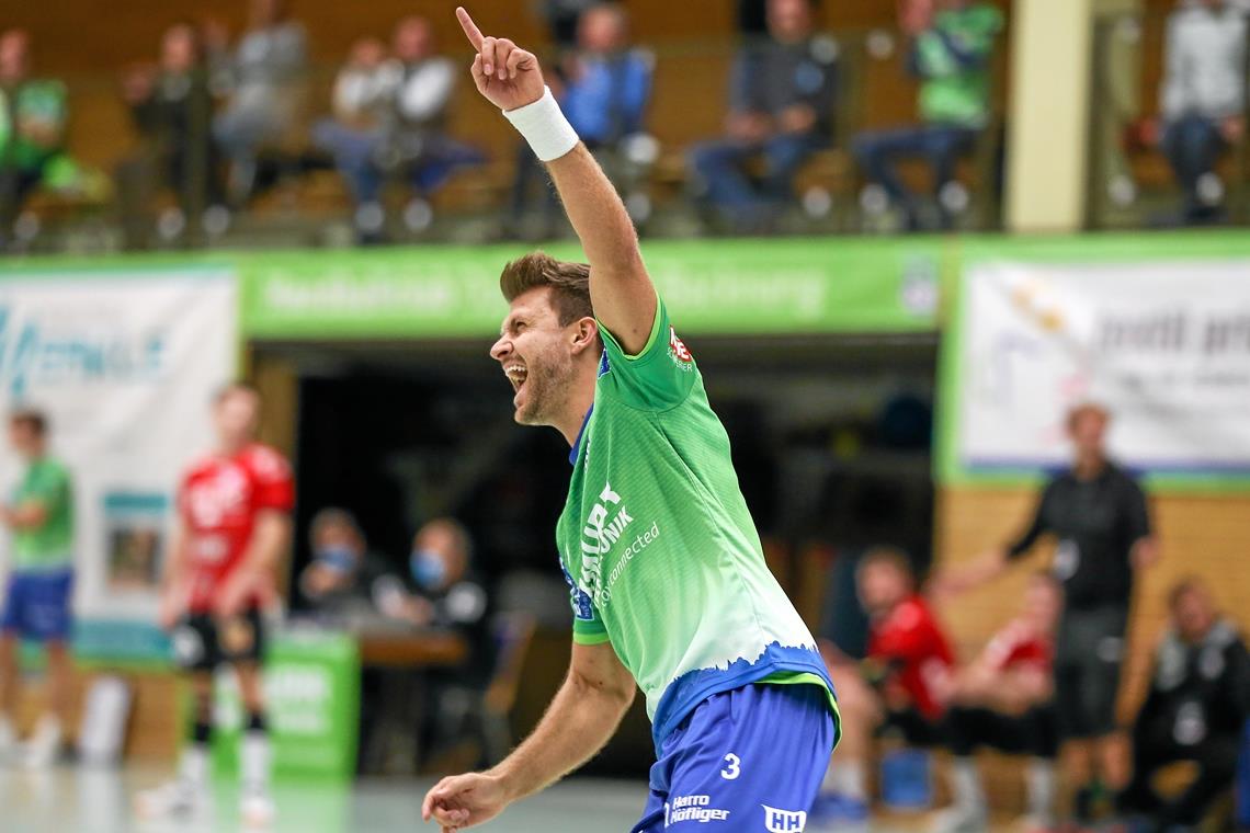 Für Marcel Lenz und die HCOB-Handballer wäre es Anlass zu größter Freude, wenn es bald wieder um Punkte gehen würde. Foto: A. Becher