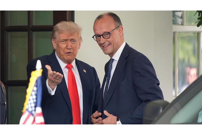 Für Merz ist der erste Besuch im Weißen Haus als Bundeskanzler.