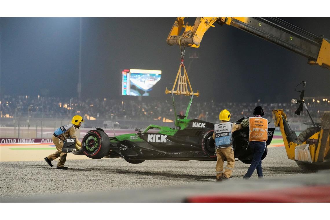 Für Nico Hülkenberg war nach einem Unfall früh Schluss.