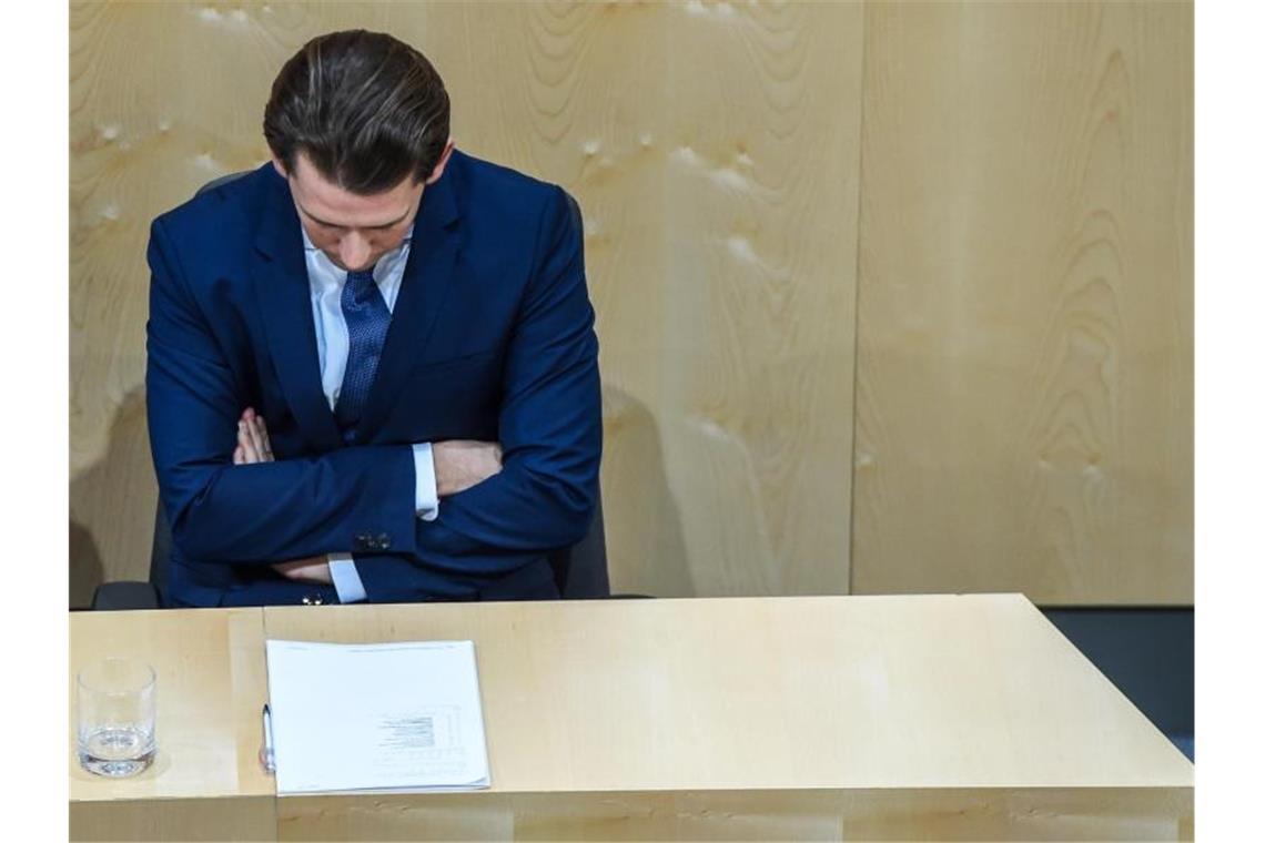 Wien: Misstrauensvotum stürzt Regierung von Kanzler Kurz Für Sebastian Kurz ist die Abwahl als Bundeskanzler ein Dämpfer. Doch er schaut bereits auf die geplante Neuwahl. Foto: Guo Chen/XinHua