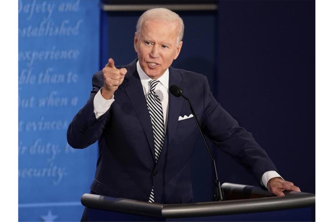 Für seine eigene China-Politik wolle er rasch eine breite internationale Koalition schmieden, sagte Biden der „New York Times“. Foto: Morry Gash/AP Pool/dpa