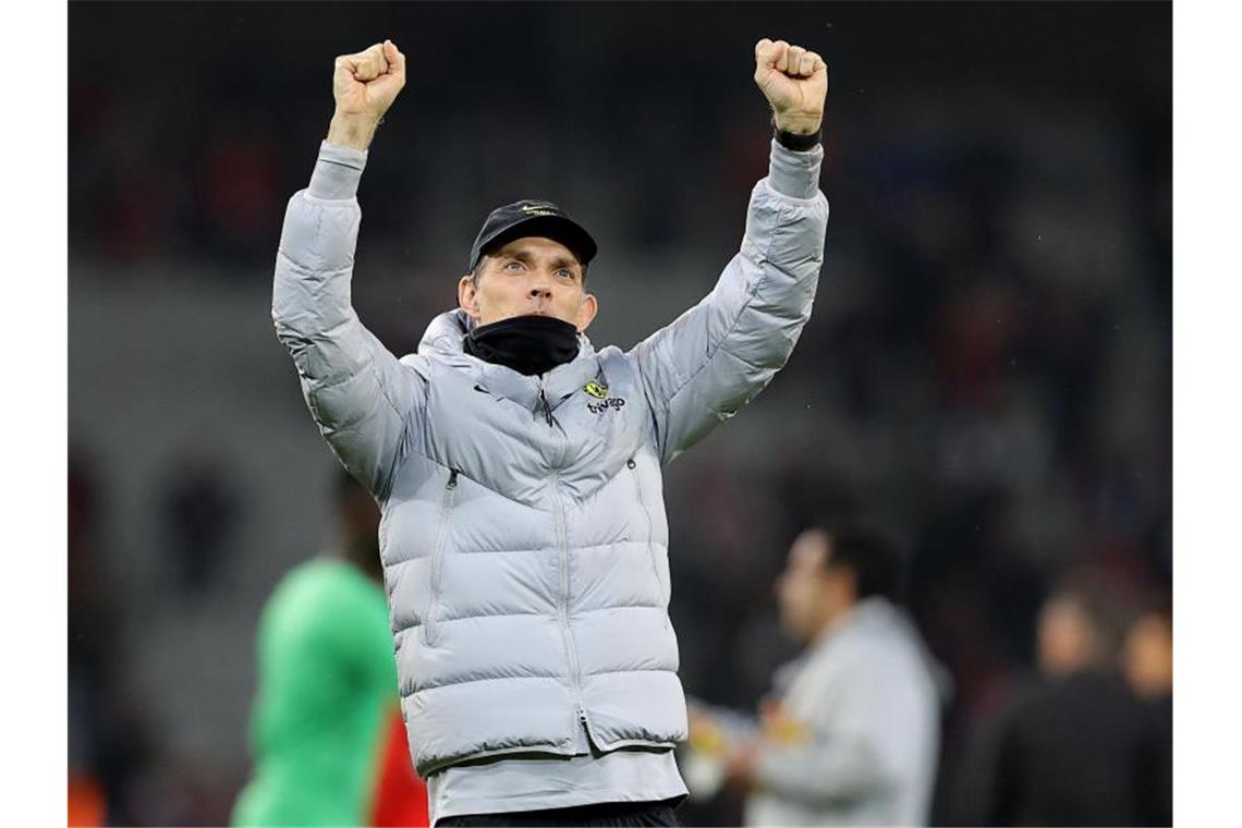 Neue Bestmarke für Chelsea-Coach Tuchel - Blamage für Juve Für Thomas Tuchel war der Erfolg in Lille der 32. in seinen ersten 50 Champions-League-Spielen - ein Rekord. Foto: Paul Terry/CSM via ZUMA Press Wire/dpa