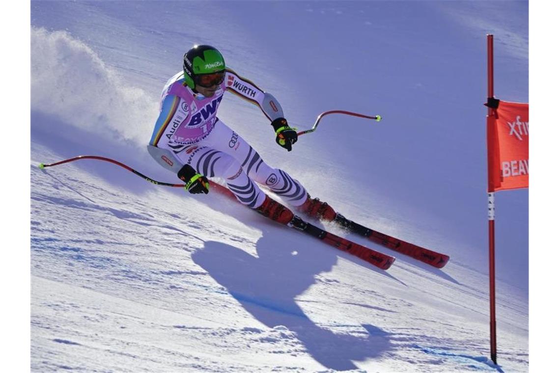 Fuhr beim Super-G in Beaver Creek auf Rang zehn: Andreas Sander in Aktion. Foto: Robert F. Bukaty/AP/dpa