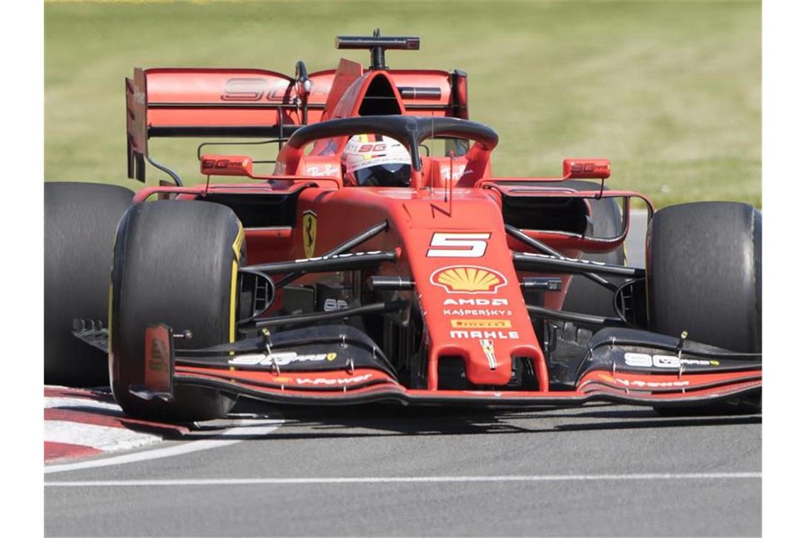 Fuhr im ersten Training in Kanada hinterher: Ferrari-Pilot Sebastian Vettel. Foto: Graham Hughes/The Canadian Press/AP