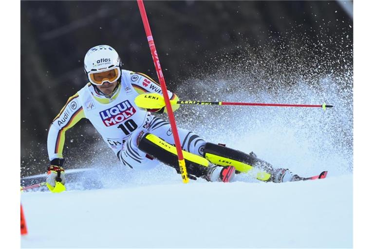 Fuhr in Chamonix erneut hinterher Linus Straßer. Foto: Marco Tacca/AP/dpa