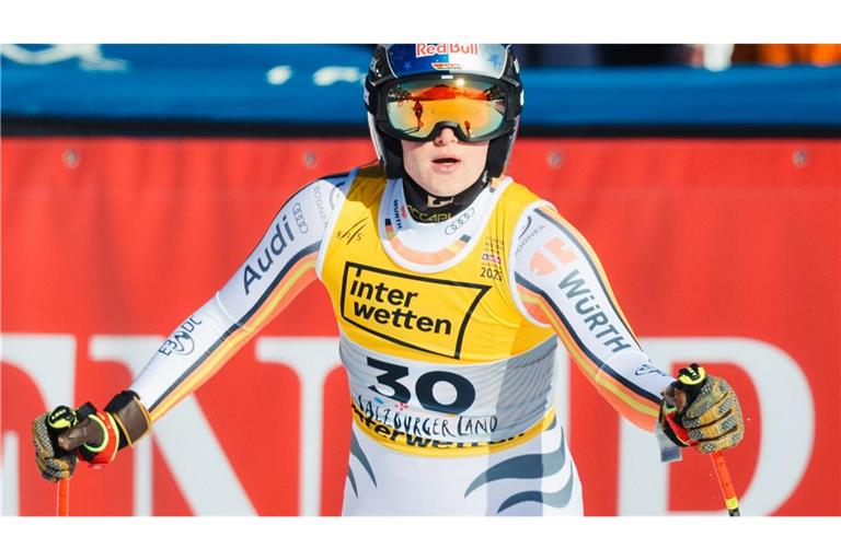 Fuhr mit der hohen Startnummer 30 auf den sechsten Rang: Emma Aicher.