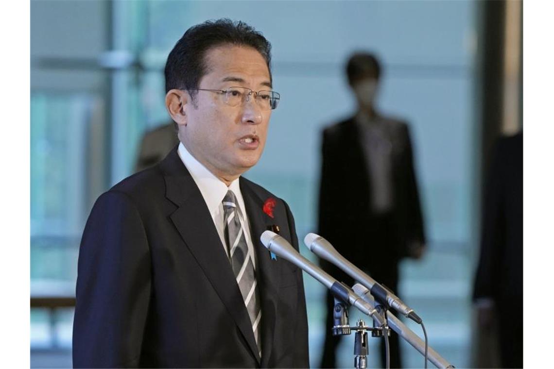 Japans Regierungschef löst Parlament auf Fumio Kishida, Japans neuer Regierungschef. Foto: kyodo/dpa