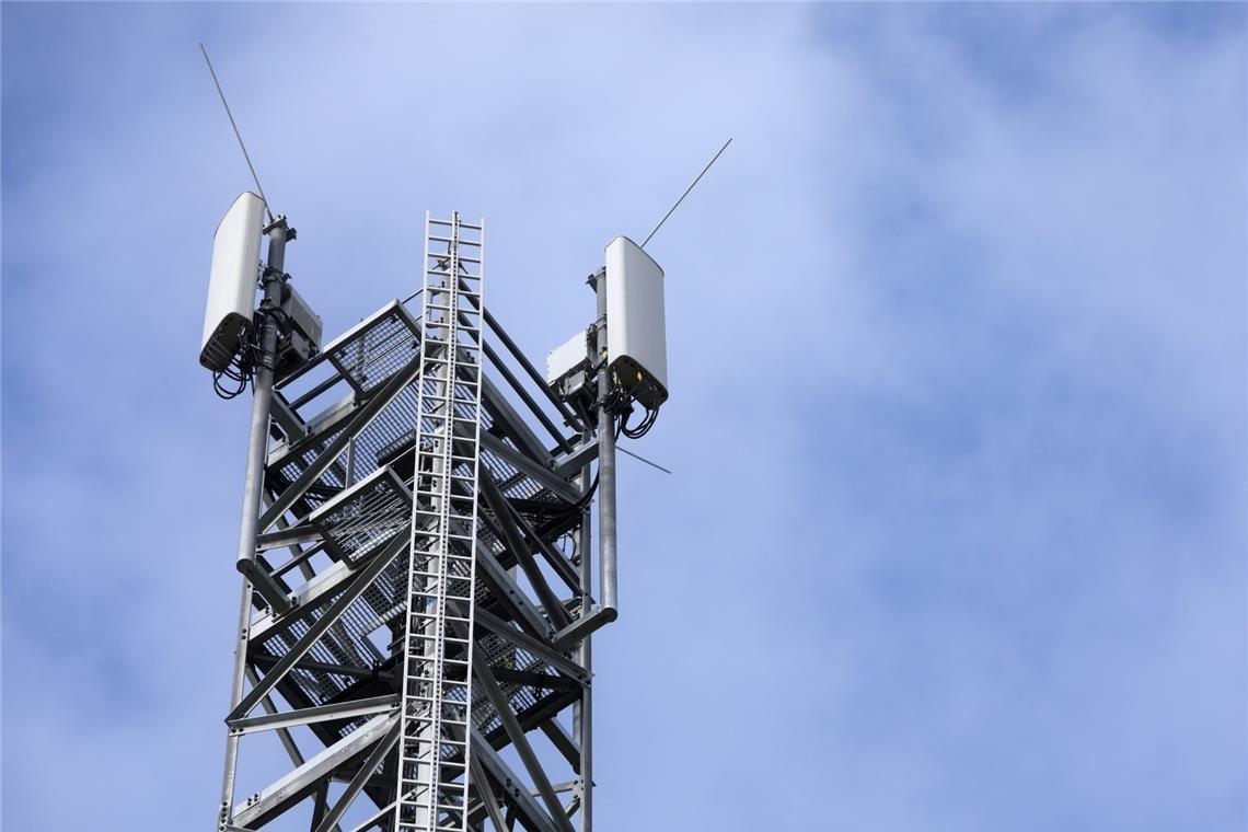 Telekom plant Mobilfunkmast in Allmersbach im Tal Funkmast soll das Handynetz verbessern. Symbolfoto: Benjamin Büttner