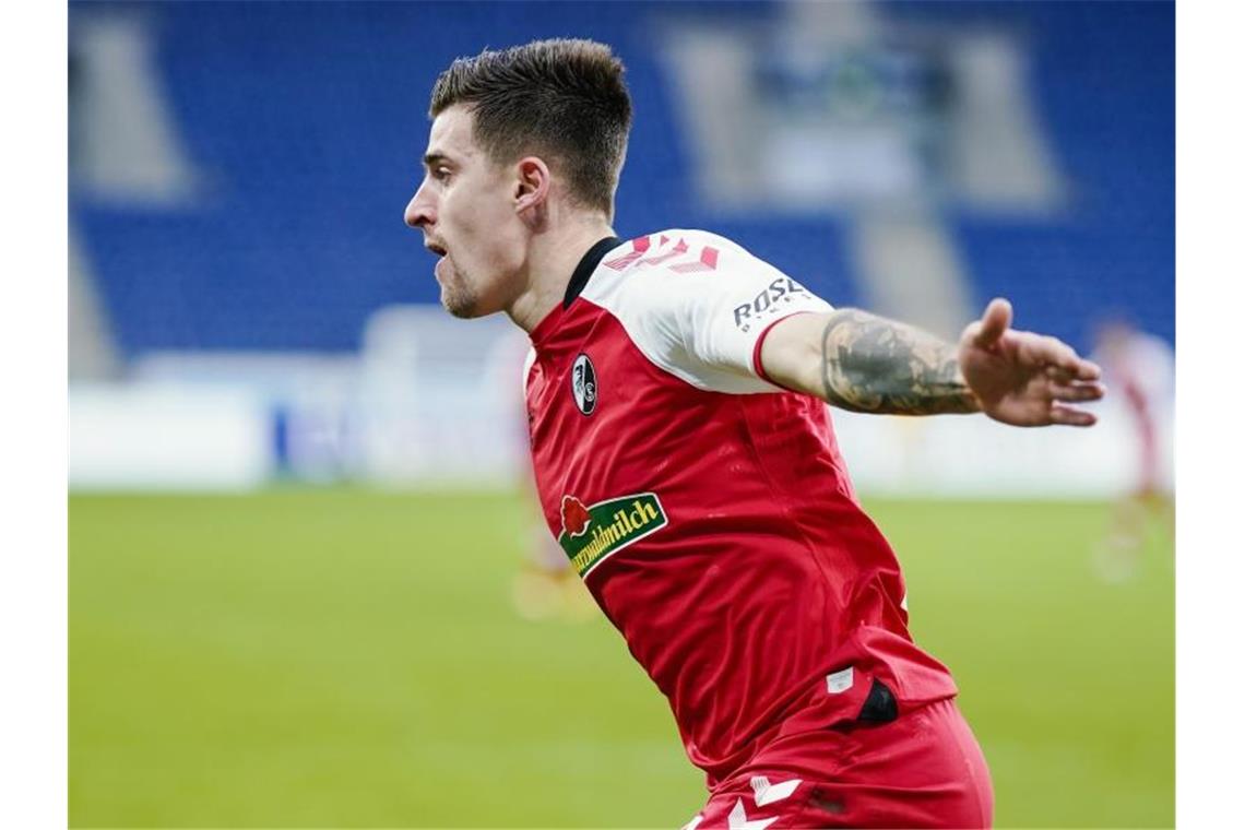 Freiburgs Santamaria mit Kapselverletzung Fußballer Baptiste Santamaria. Foto: Uwe Anspach/dpa/Archivbild