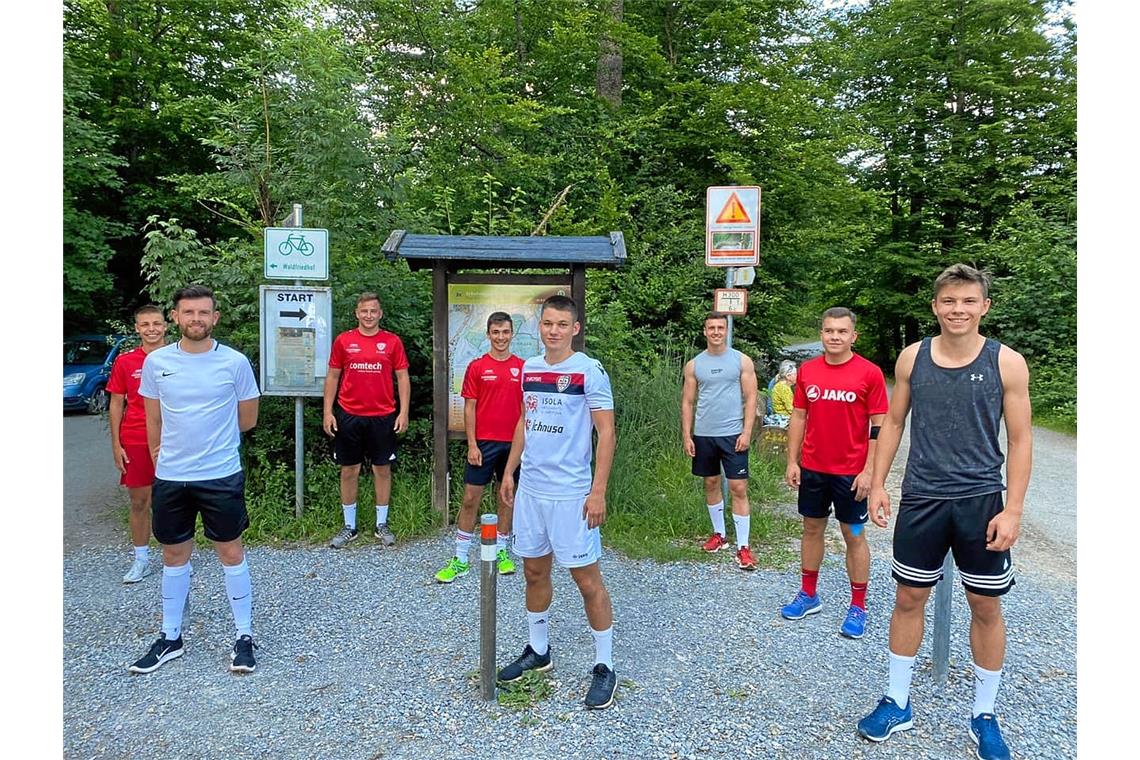 Fußballer des SV Allmersbach