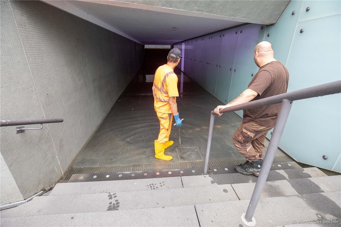 Fußgängerunterführung an der Bleichwiese