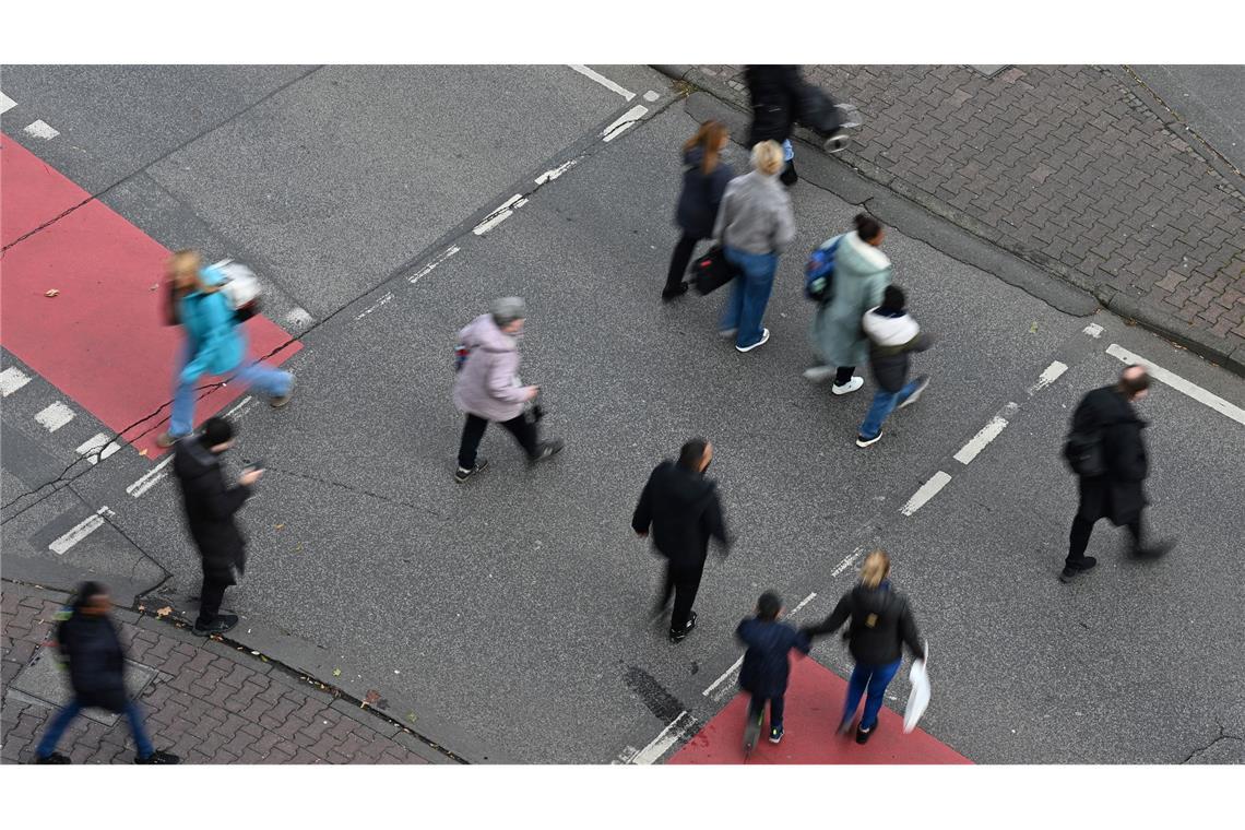 Fußverkehr gewinnt an Bedeutung. (Illustration)