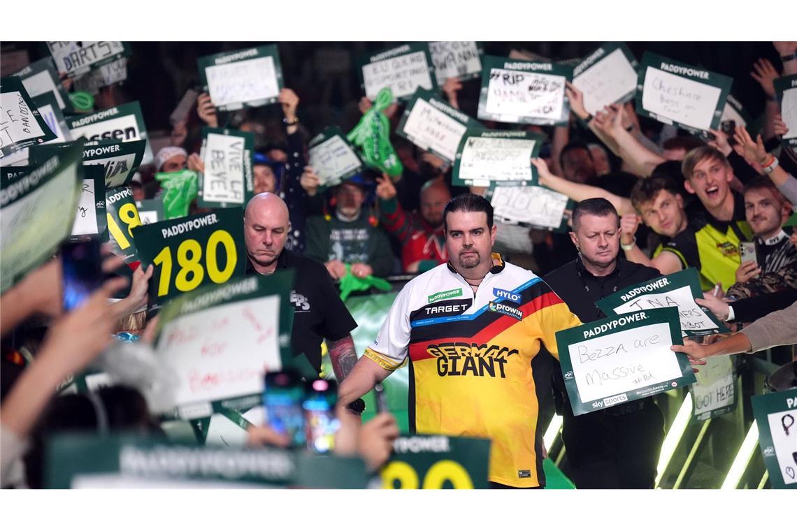 Gabriel Clemens bei seinem Einlauf.