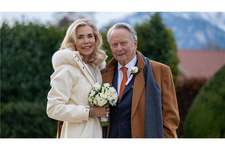 Gabriela zu Leiningen und Wolfgang Porsche haben geheiratet.