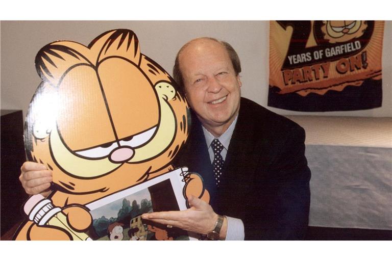 Garfield-Erfinder Davis wird 80. (Archivbild)