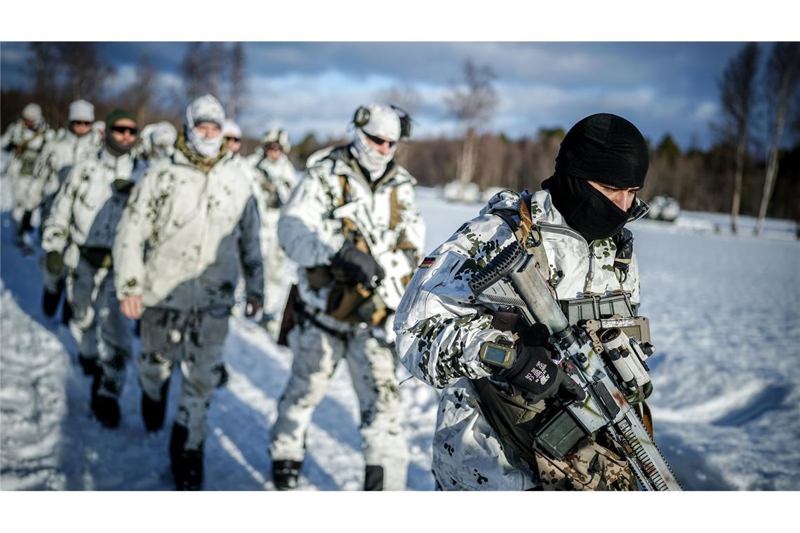 Gebirgsjäger der Bundeswehr in Norwegen