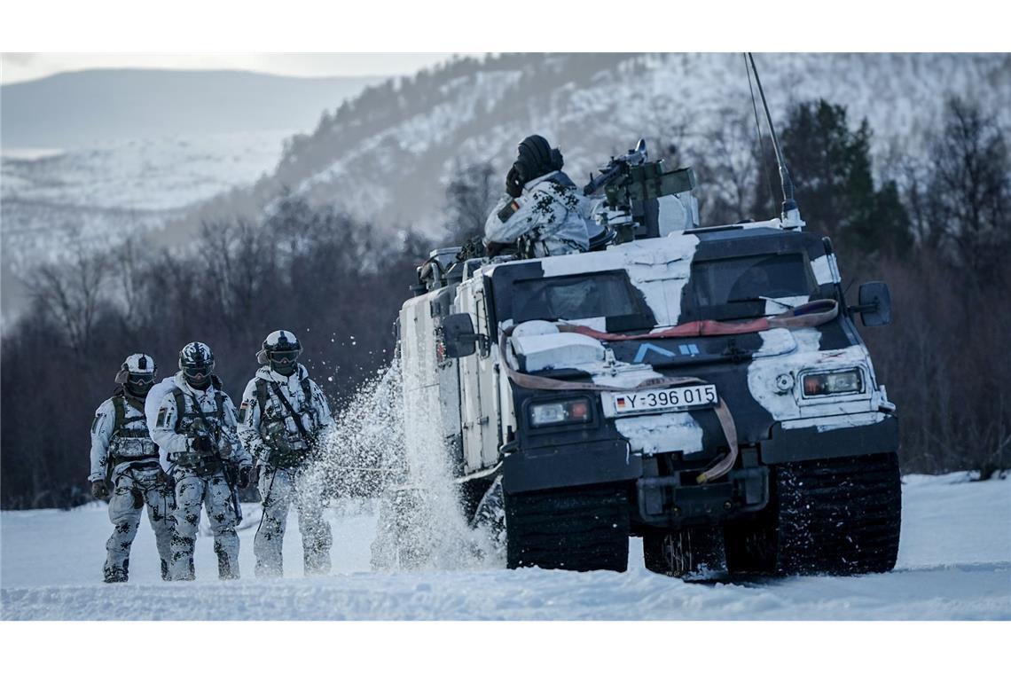 Gebirgsjäger der Bundeswehr in Norwegen
