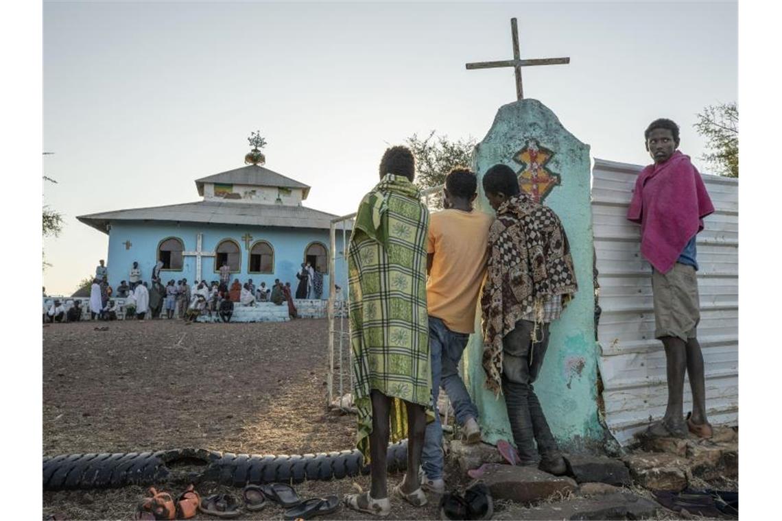 Geflüchtete aus Tigray haben in einem Flüchtlingslager im Sudan Zuflucht gefunden. Foto: Nariman El-Mofty/AP/dpa