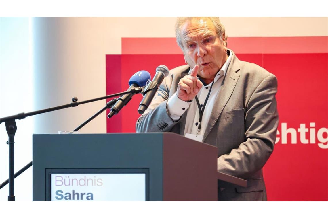 Gegen Kumpanei mit völkischen Gewerkschaftsfeinden: Klaus Ernst, kürzlich noch BSW-Chef in Bayern, will nicht mit der AfD „fraternisieren“.