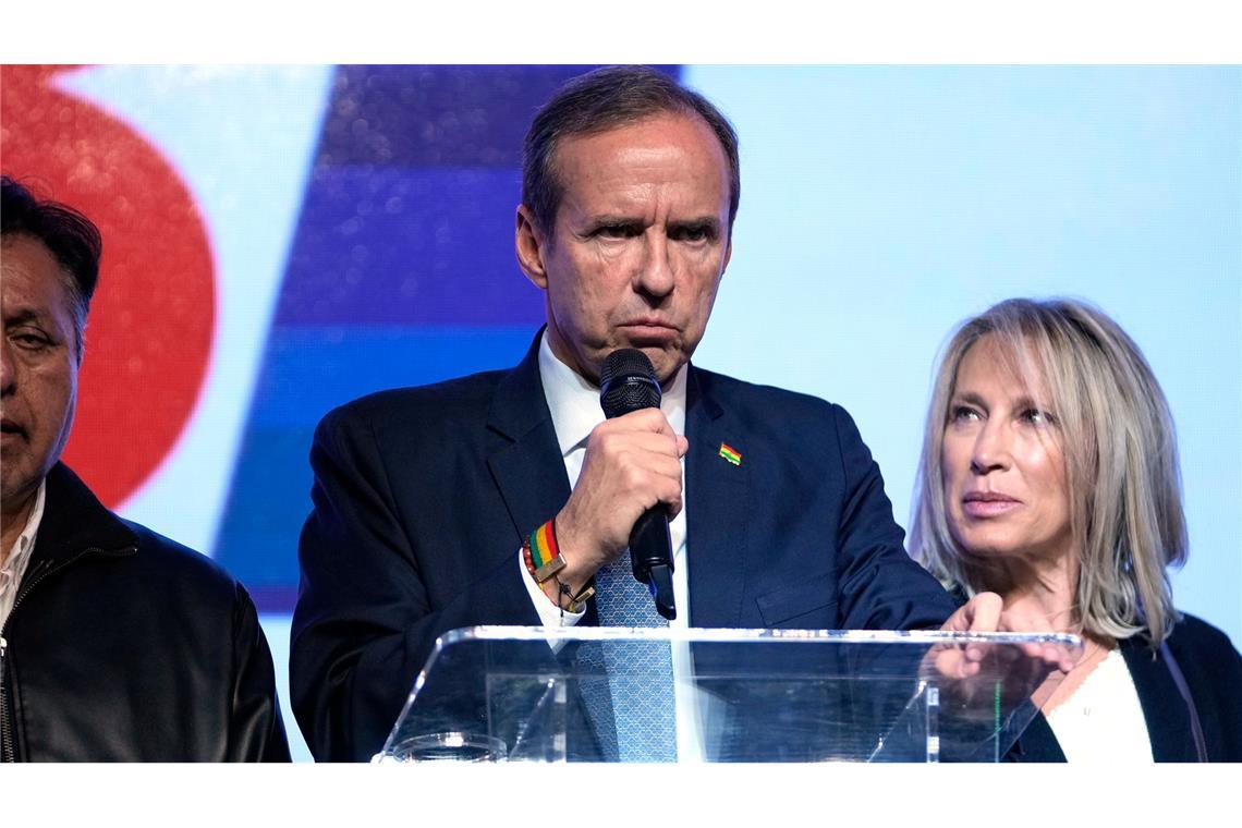 Ende der linken Ära in Bolivien: Paz gewinnt Präsidentenwahl Gegenkandidat Jorge "Tuto" Quiroga hat die Stichwahl verloren.