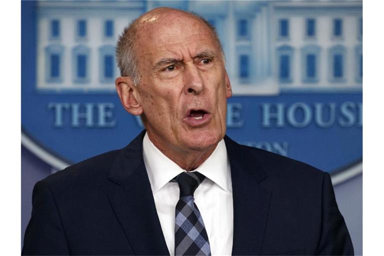 Geheimdienstkoordinator Dan Coats verlässt seinen Posten in der Regierung von Präsident Donald Trump am 15. August. Foto: Evan Vucci/AP