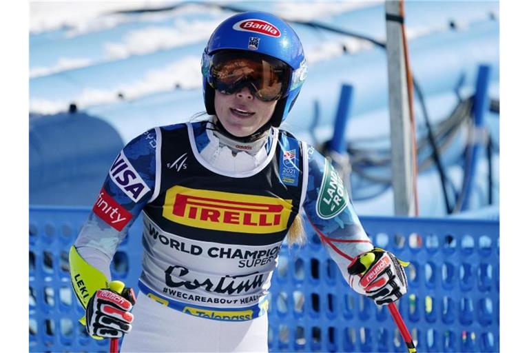 Gehört bei der WM-Kombinations zu den Mitfavoritininnen: Mikaela Shiffrin. Foto: Giovanni Auletta/AP/dpa